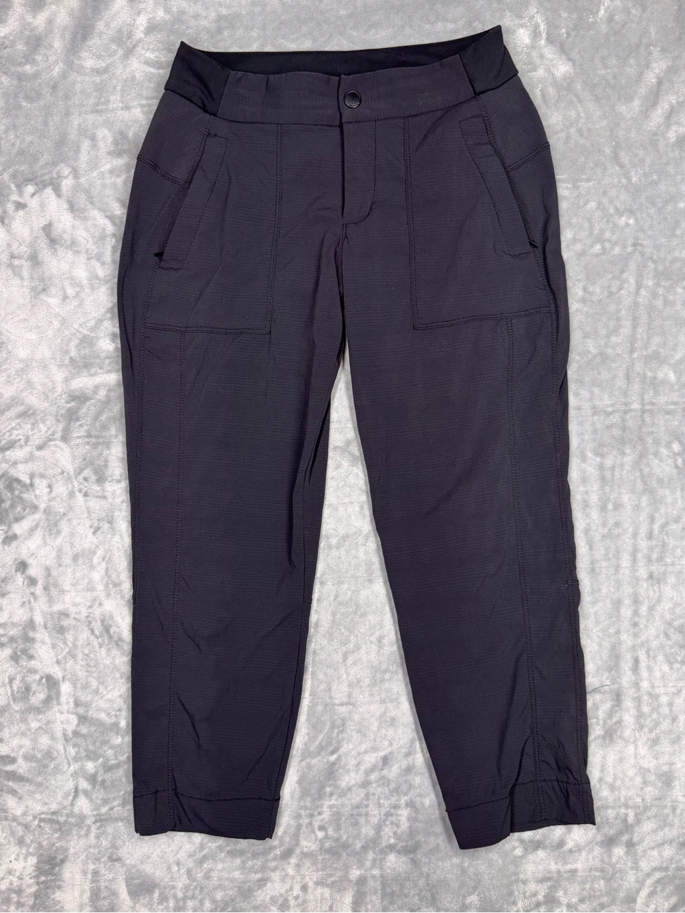 Athleta Black Women's Jogger Capris with Cargo Pockets